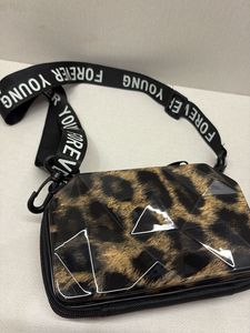Leopard Print Crossbody Bag