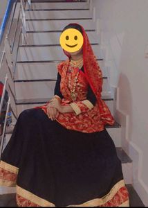 Elegant Red and Black chaniya Choli Set