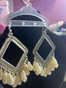Boho Pearl Drop Dangle Earrings