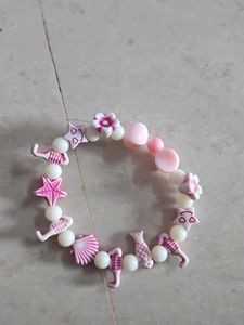 Cute Pink Beaded Bracelet