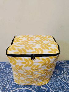 🇳🇿💫🎀Stylish Leaf Print Storage Ottoman