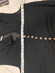Chic Black Sheer Sleeveless Top