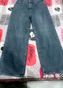Wide Leg Denim Jeans