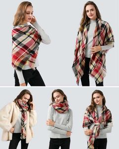 Cozy Plaid Scarf(wool)