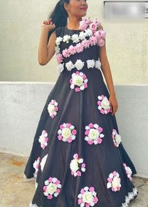 Designer Floral Gown
