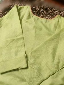 Embellished Pastel Green Kurta