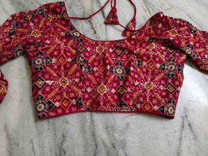 Vibrant Pink Ethnic Blouse