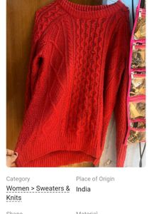 Knit Cropped Sweater Combo
