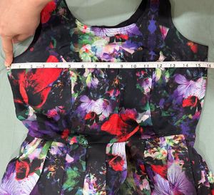 Floral Print Fit &amp; Flare Dress