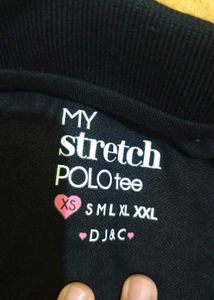 Classic Black Polo T-Shirt