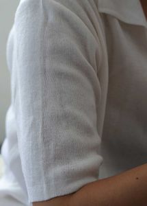 Classic White Collared Top