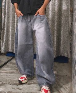Unisex wide leg Wash Denim Jeans