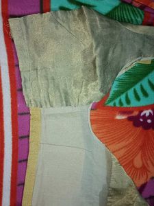Golden stiched blouse