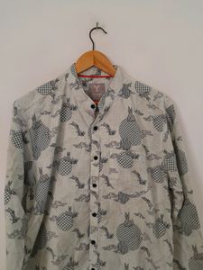 Off White Printed Shirt (Men's)