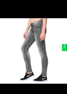 Grey Wash Skinny Jeans