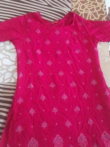 Vibrant Pink Kurta with Legging