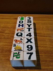 Vintage Alphabet + Building Blocks Combo