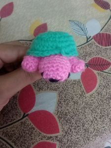 Crochet Tortoise Keychain