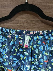Off-Shoulder Floral Print Top