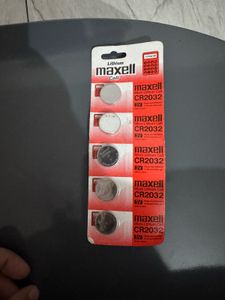 Maxell CR2032 Lithium Batteries (5 Pack)