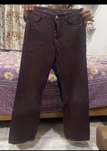 Classic Brown Trousers and beige cream cargos