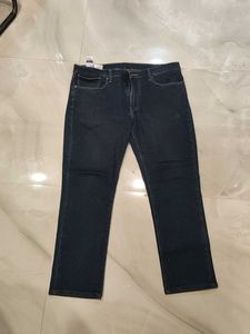 Men's Dark Wash Straight Fit Jeans