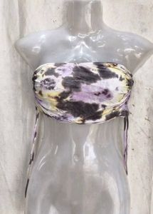 Strapless Tie-Dye Tube Top