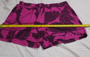 Plum Flamingo/Swan Soft Flannel Shorts