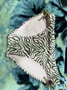 Zebra Print Bikini Bottom