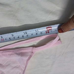 🪔 Sheer Pink Thong Panty