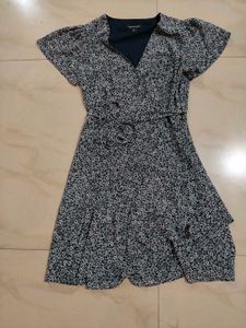 Floral Print Wrap Dress
