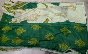 Elegant Floral Print Saree
