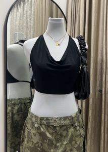 Halter Neck Crop Top