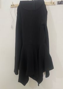 Black Peplum Top