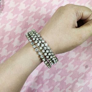 Beautiful Set Of 8 AD Studded Bangles