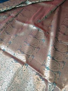 Elegant Floral Banarasi Silk Saree
