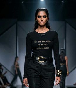 Black Long Sleeve Graphic T-Shirt