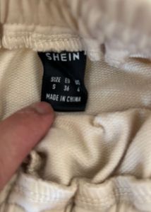 Cozy Cream Lounge Shorts Size S
