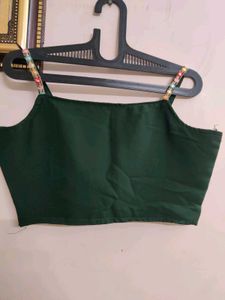 Green Embroidered Lehenga Choli