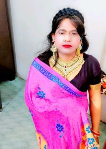 Beautiful Pink Saree with Blouse