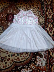 beautiful white girls frock
