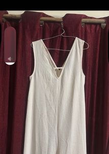 beige jumpsuit