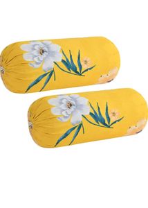 Yellow Floral Pillow Covers