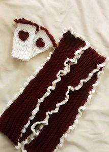Handmade Scarf and handwarmer