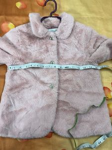 Soft Pink Faux Fur Jacket