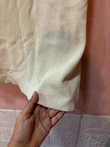 Cream Knit skirt