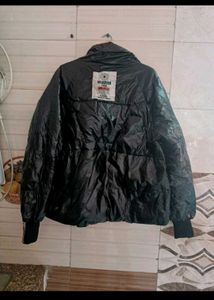 🖤Black &amp;🧡 Orange Puffer Jacket