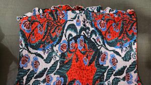 Floral Print Tube Top