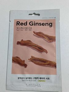 MISSHA Red Ginseng sheet mask
