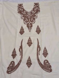 Elegant Kashmiri Embroidery Dress Material